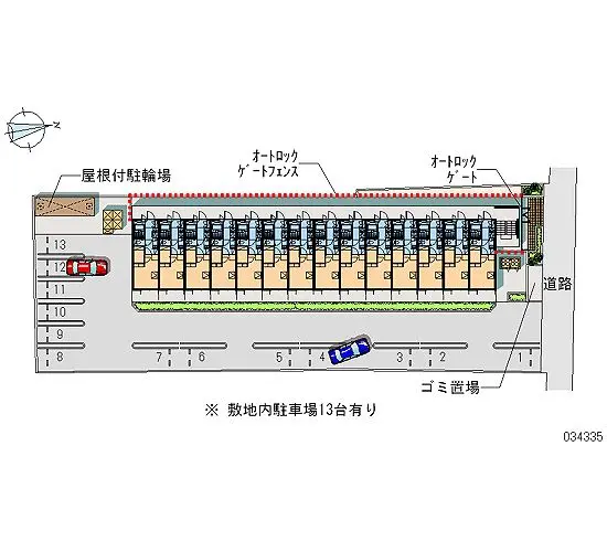 ★手数料０円★名古屋市昭和区山脇町１丁目　月極駐車場（LP）